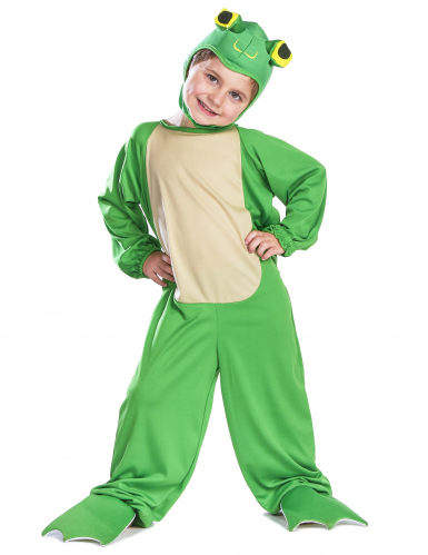 Süßes Frosch Kinder-Kostüm grün