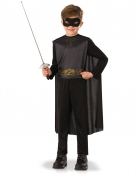 Zorro™-Kinderkostüm Lizenzkostüm Rächer schwarz
